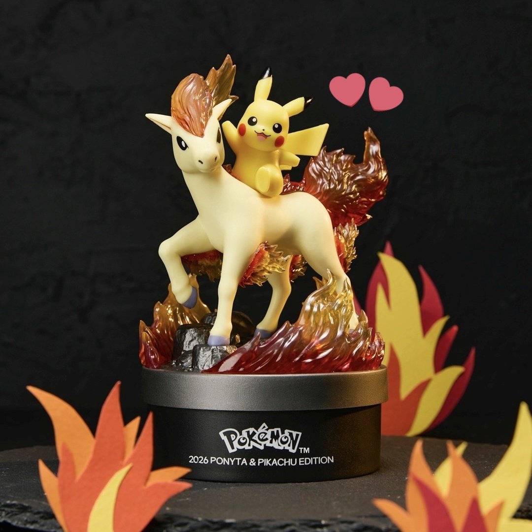 ✨韓国限定ポニータ×ピカチュウ✨️ 韓国ポケモン公式 午年記念の