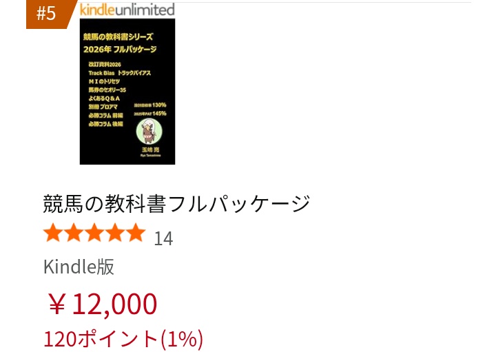 競馬の教科書シリーズ』の看板商品『フルパッケージ』ですが、おかげ様