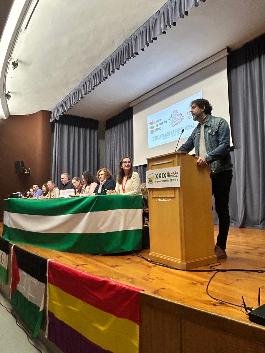 Enhorabuena, suerte y aciertos para Ana Aranda Humanes y el nuevo equipo de dirección de <a href="/iusevilla/">IU Sevilla🔻</a> que ha sido elegido hoy en su XXIX Asamblea Provincial.

Y un fuerte abrazo para <a href="/manololay/">Manolo Lay🔻</a> por su trabajo al frente de IU Sevilla durante estos últimos años.