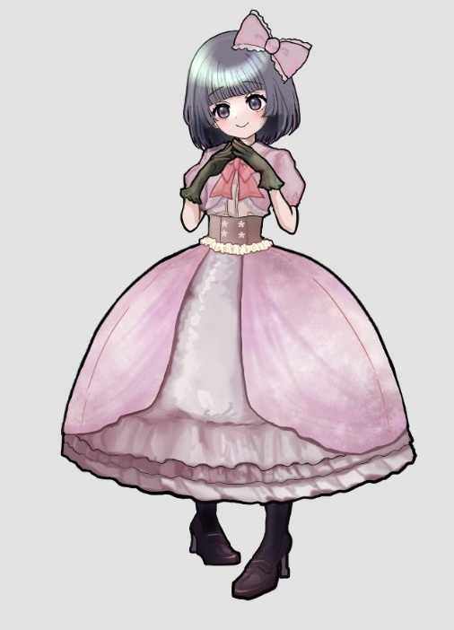 お友だちに描いた立ち絵
細かいとこ修正はしますが印刷用です