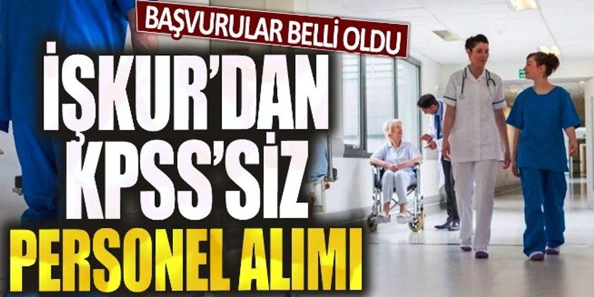 Hastanelere KPSS’siz Personel Alımı Müjdesi! İŞKUR Güvenlik, Temizlik ve Sekreter İlanları Yayında personelilan.com.tr/hastanelere-kp…