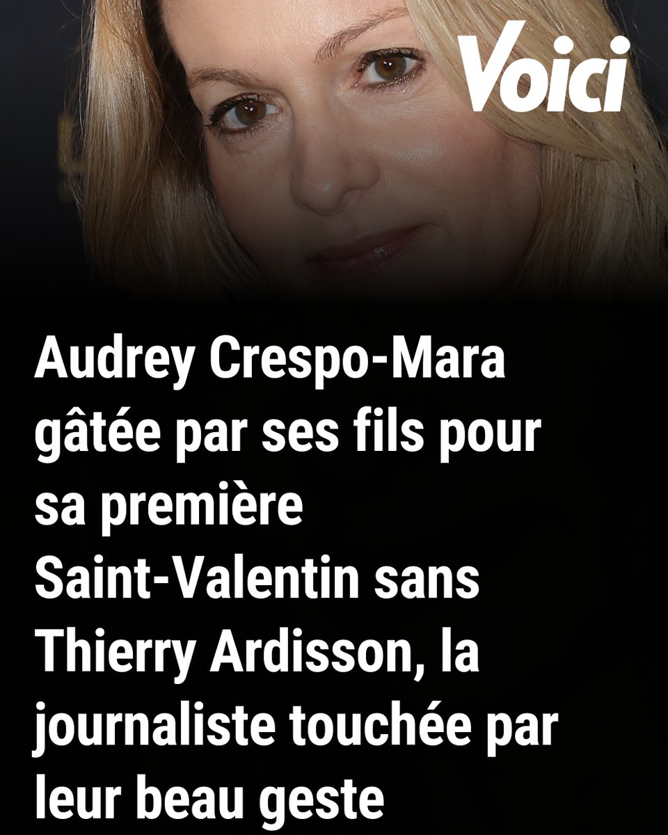Audrey Crespo-Mara gâtée par ses fils pour sa première Saint-Valentin sans Thierry Ardisson, la journaliste touchée par leur beau geste
➡️ l.voici.fr/5id