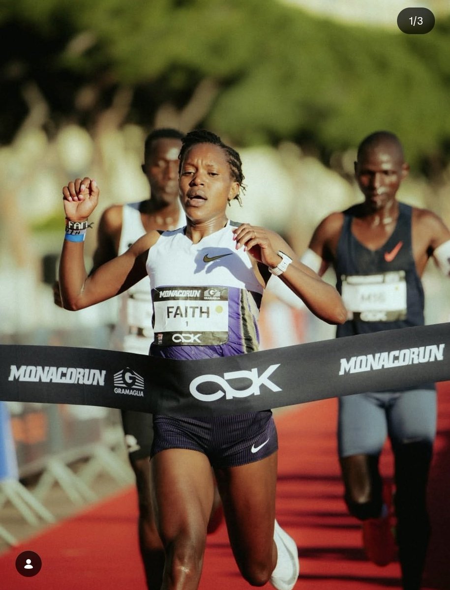 CarolRadull's tweet image. Faith Kipyegon wins her 10KM debut in Monaco. 

She clocks 29:47 on her first attempt.🔥🔥🔥

Congrats!!👏🏽
