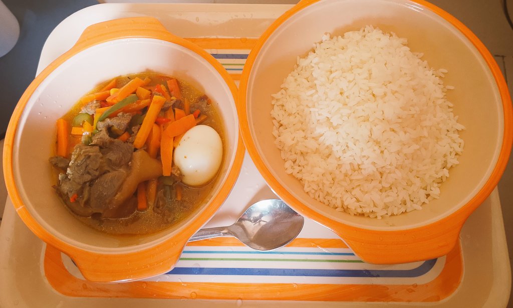 My lovely wife thinks I did well last night and so she prepared rice and sauce for me to regain strength because she still has itch for me to fill this afternoon.

Put me in your prayers