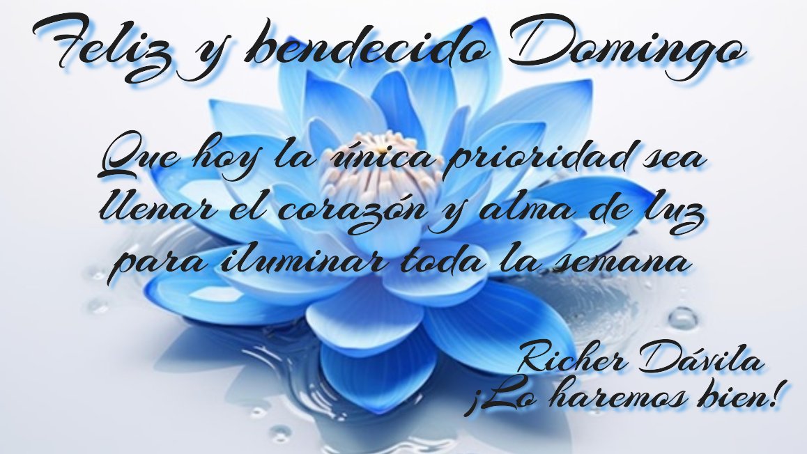 Cerramos la semana de la juventud, el amor y la amistad. Este domingo es el escenario perfecto para descansar, compartir y reflexionar, pero sobre todo, para nutrir el alma. Recibamos los próximos días con la energía recargada y el corazón lleno de fe y esperanza