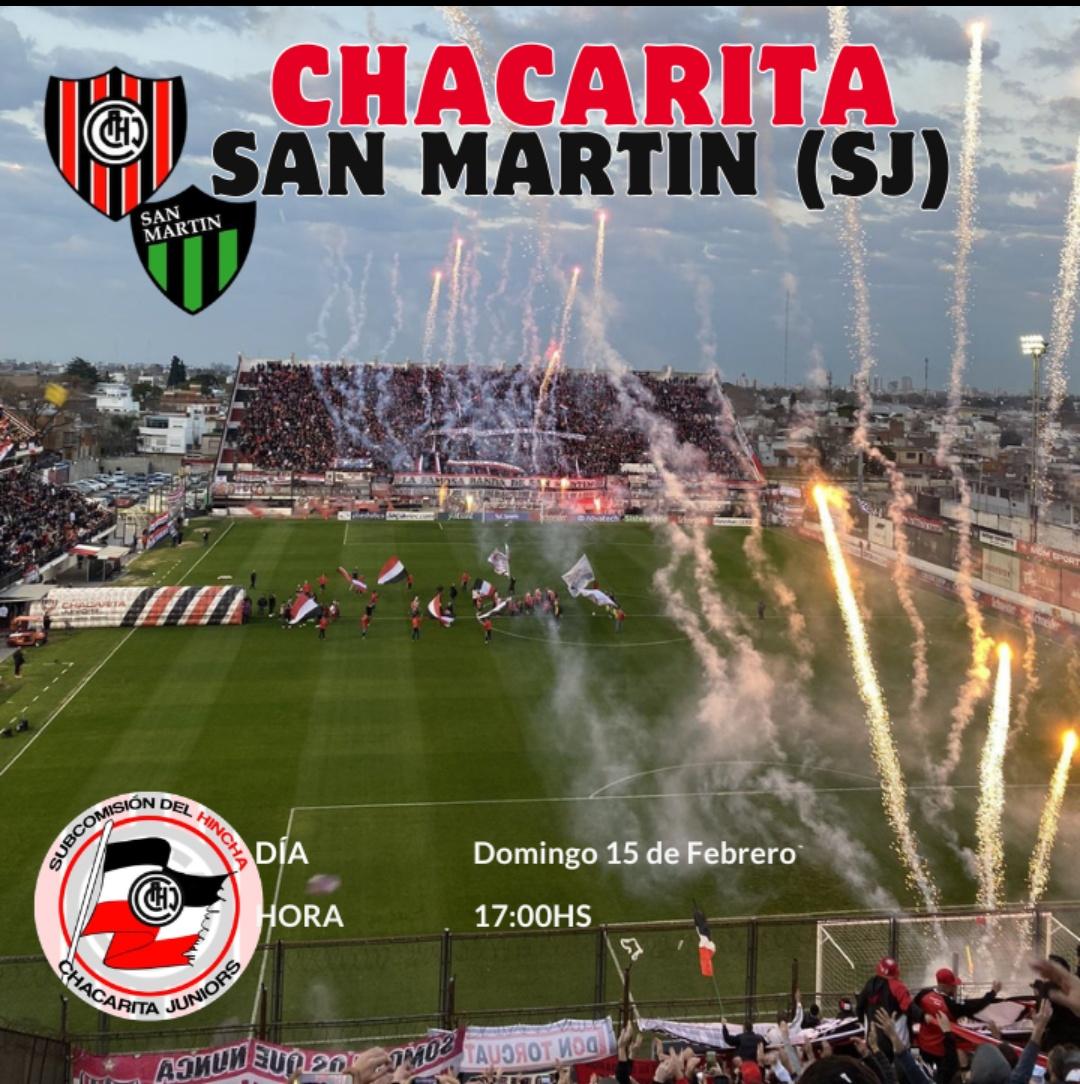 ¡¡VOLVEMOS AL TEMPLO!!🏟️

HOY DOMINGO a las 17HS. ❤️🤍🖤

COMIENZA UNA NUEVA ILUSIÓN 🙌

HACETE SOCIO, CHACA TE NECESITA.🫂🇾🇪

#VamosChaca

#ToodosJuntos