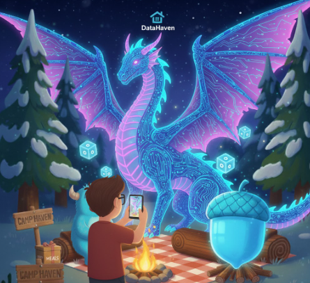 CryptonPrime's tweet photo. @datahaven_xyz Last night I had the strangest encounter. I saw what I can only describe as a Night Creature—tall, shifting shadows, eyes like distant stars. It didn’t chase me, just watched from the treeline before mist. My heart was racing the entire time. @DataHaven_xyz https://t.co/5gd9yEoXJ2