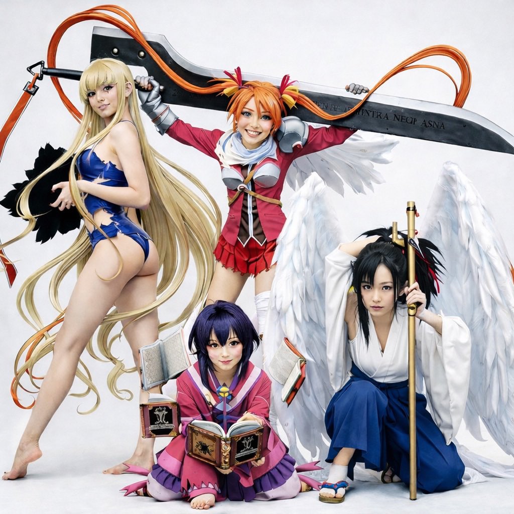 AIイラスト #aiart #anime 魔法先生ネギま mahou Sensei Negima!