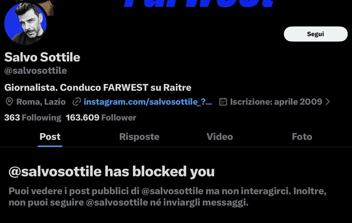 Prima insulta con termini sessisti una YouTuber, poi blocca chi pacatamente gli chiede spiegazioni. Non c’è che dire: la RAI li seleziona proprio bene. #garlasco