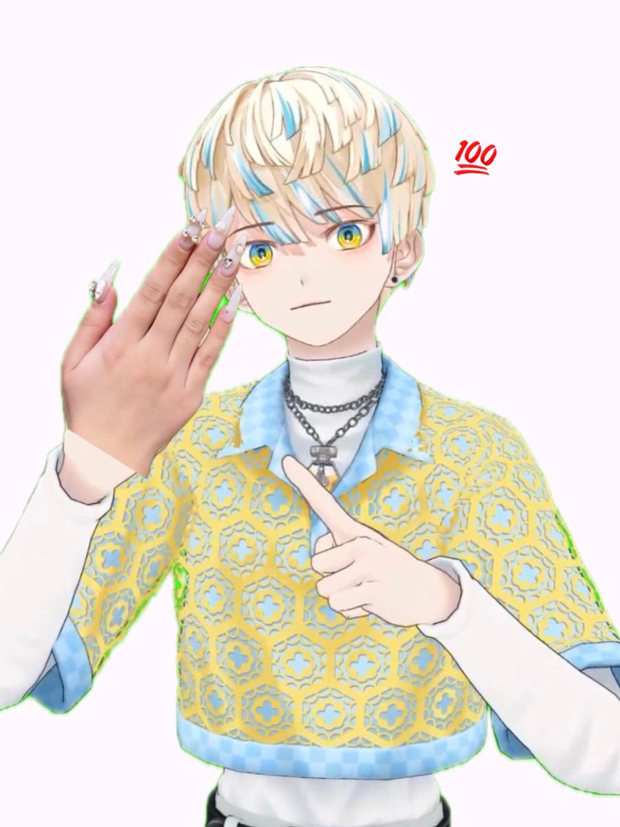 早速ネイル見せるのに使わせてもらいます💅🏻♥
久しぶりに気に入ったセルフネイルできたタイミングで素材配布されて助かった💘ほんまにマナくん美白すぎる ᴖ ·̫ ᴖ ♩
 #マナの眼