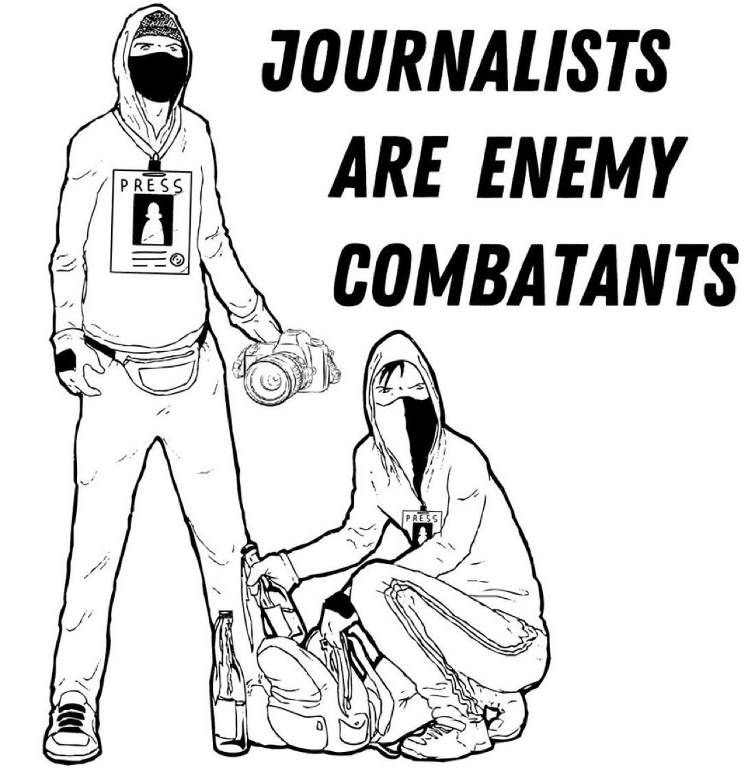 reminder. journalists are as much the enemy as antifa street thugs, politicians and muslim terrorists are