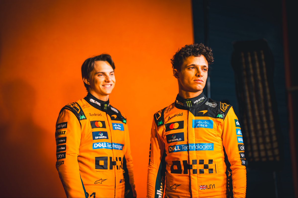 McLarenF1's tweet image. New suits, same duo 🤝

#McLarenF1