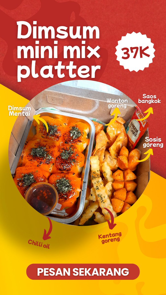 larassntr's tweet photo. Sedia aneka jajanan ...
Dimsum mentai, wonton, mie jebew, mie tek², seblak,  pentol kuah taichan, nasi gila
Harga mulai 10k
Delivery by maxim
Gofood "Seblak x pentol kuah taichan"
Grab&amp;shopee "pentol kuah taichan"
🏡Jl. Ngaglik 2c no.375 sukun 
@infomalang #pasarmingguinfomalang https://t.co/d3wExsvGE0