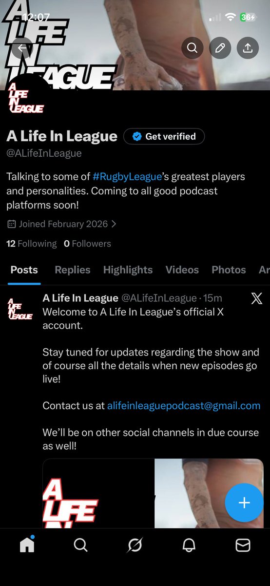In preparation for the launch of A Life In League, my upcoming #RugbyLeague podcast I’ve set up an account for it on here (other social channels coming in due course!) 

Please drop <a href="/ALifeInLeague/">A Life In League</a> a follow and show your support!