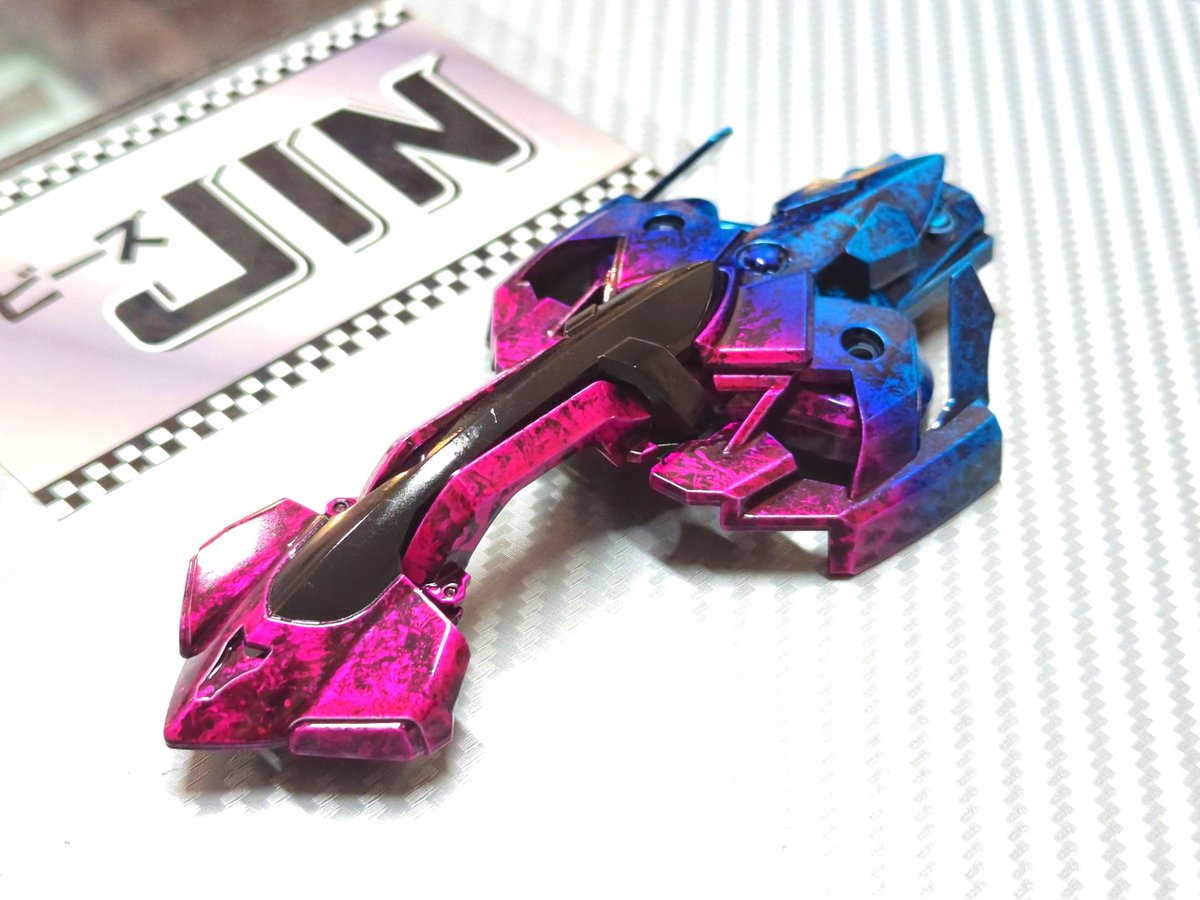 ミニ四駆ボディ塗装】 今回塗装したボディです。 現在の塗装待ちは1