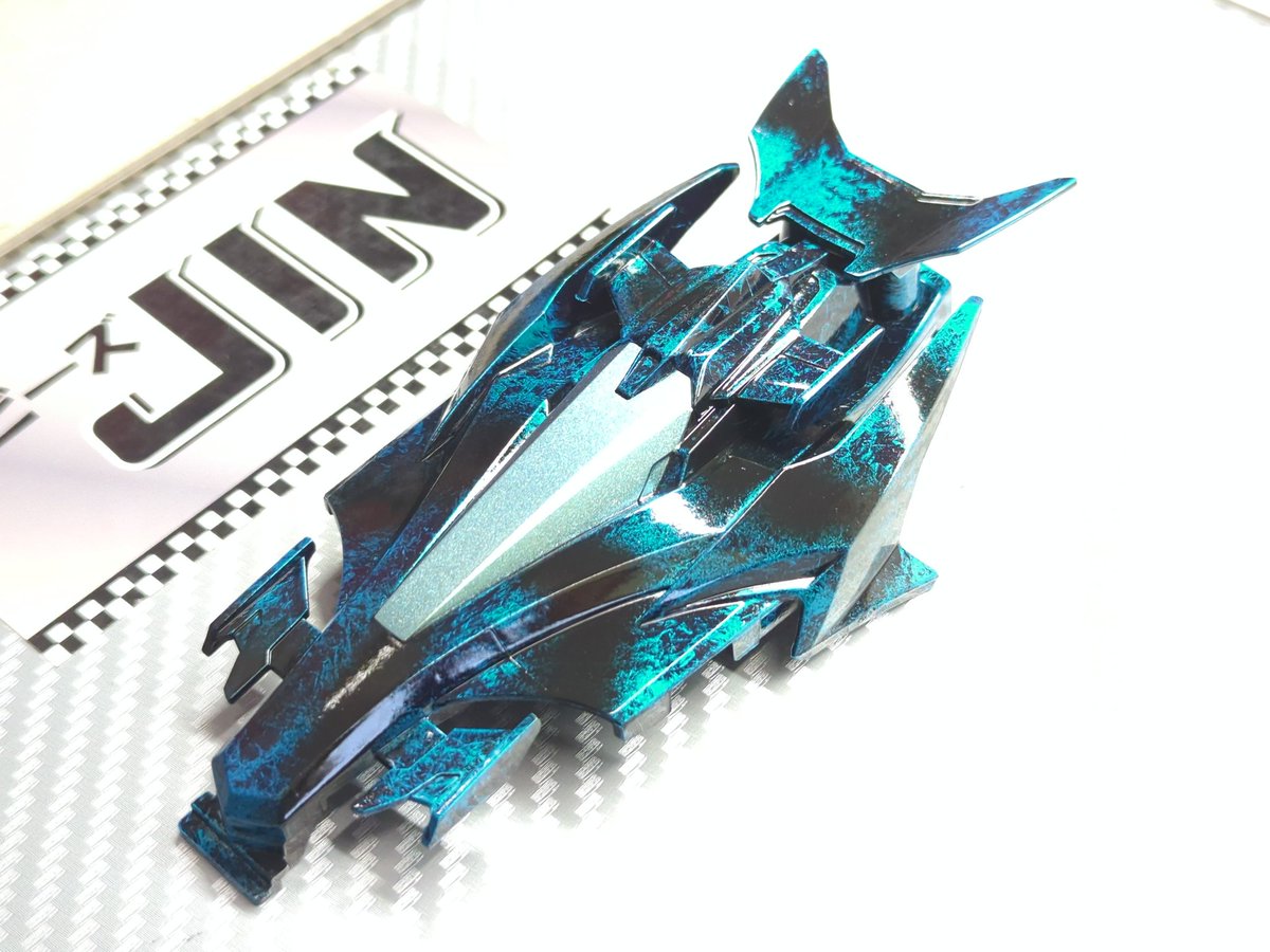 ミニ四駆ボディ塗装】 今回塗装したボディです。 現在の塗装待ちは1