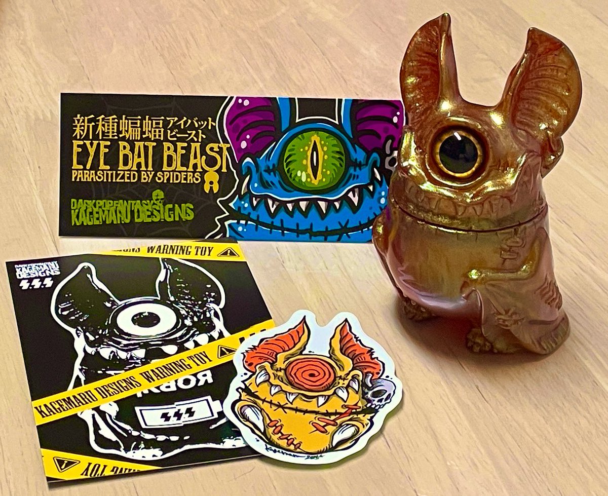 ok_0w0's tweet photo. はちみつアイビー届きましたー！
初アイビー‼️
うれしいです🐝

未塗装とのことですが、このままでもキラキラしていて綺麗ですね(ΦωΦ）

受注生産ありがとうございます🦇

#アイビー https://t.co/8NL5NGZBYU