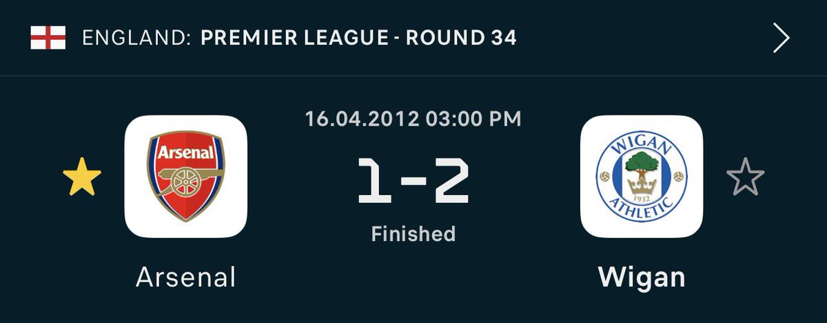If Wigan draw with Arsenal at full-time today, 10 people who repost and comment on this post will get ₦5k each 🫱🏽‍🫲🏾

Arsenal vs Wigan  
#FACup #ARSWIG