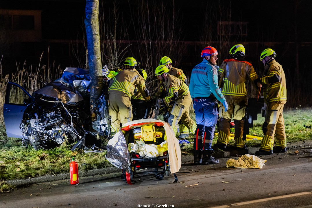 Verkeersongeval in Gouda