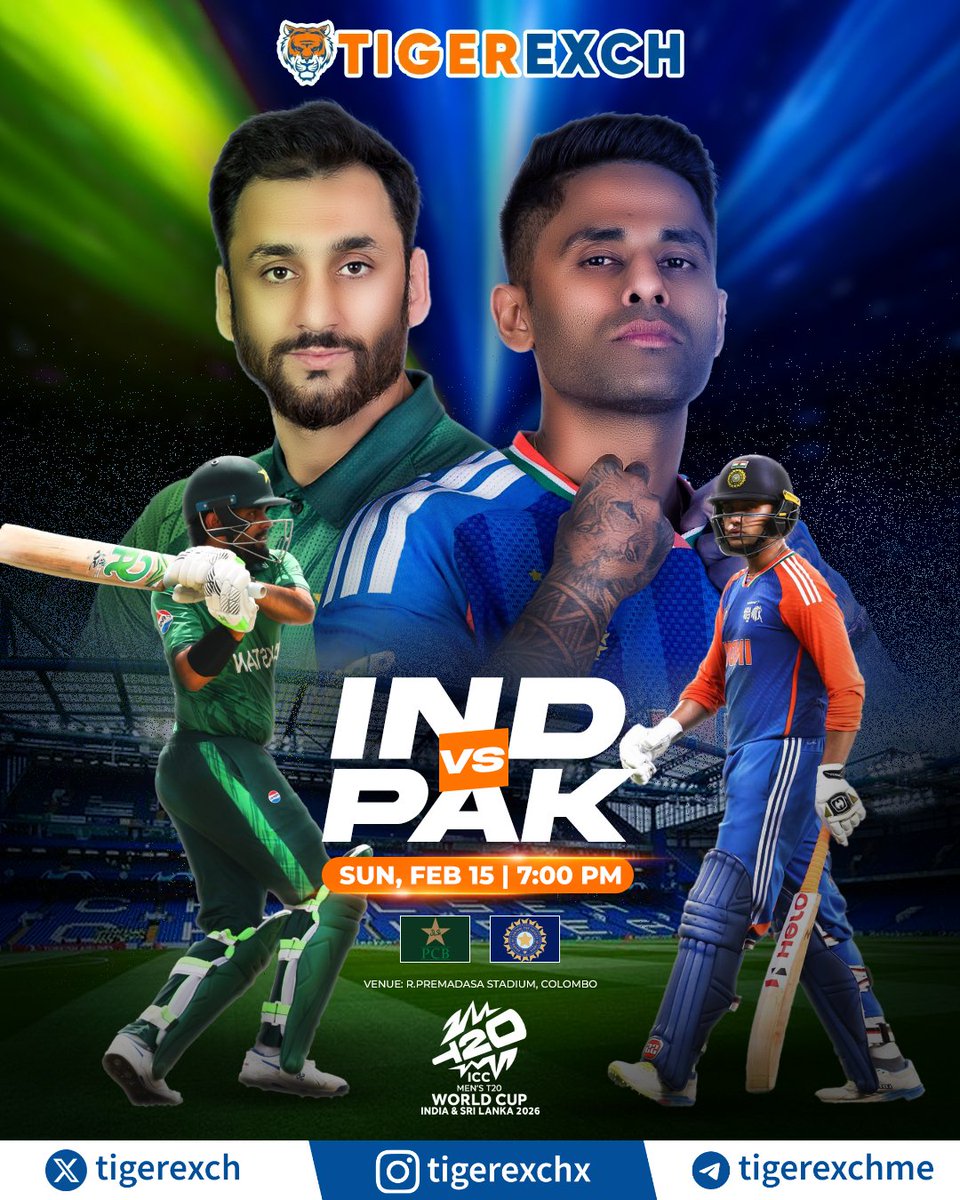⚡ IND vs PAK GIVEAWAY ALERT 🤑
💥The biggest rivalry. The biggest stage.💥

Now it’s time for the biggest winners only on Asia's No.1 Exchange- Tigerexch.ai💥

2000 INR to 5 Lucky Winners If India Wins😍

To Participate: 
👉Like , RT , Tag your squad in the comment