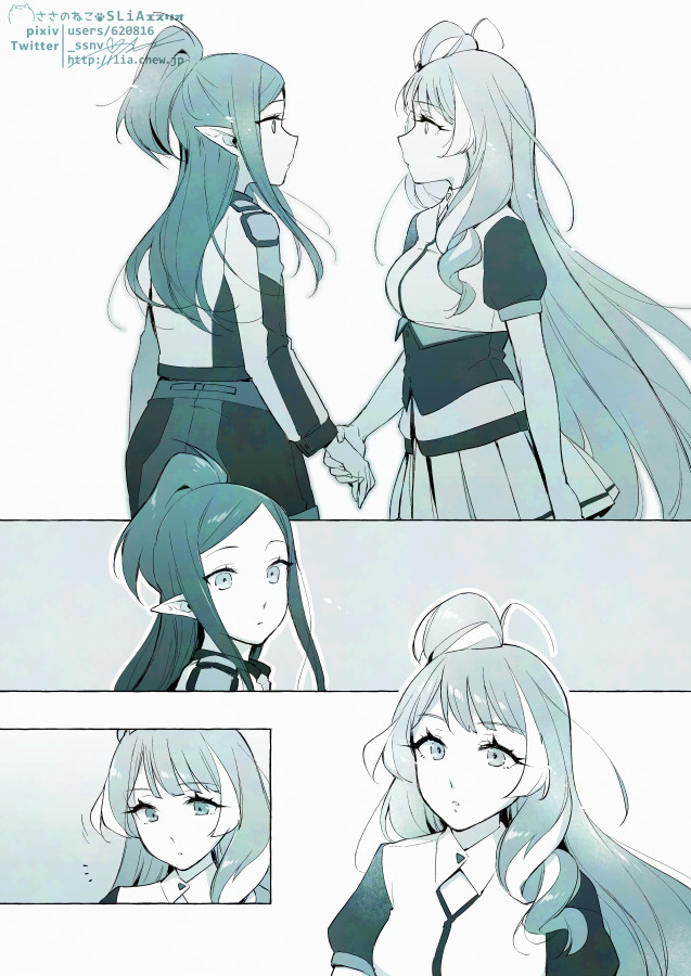 バレンタインだったしふんわり恋してるクモミラ漫画でも再掲しとこ🫶 