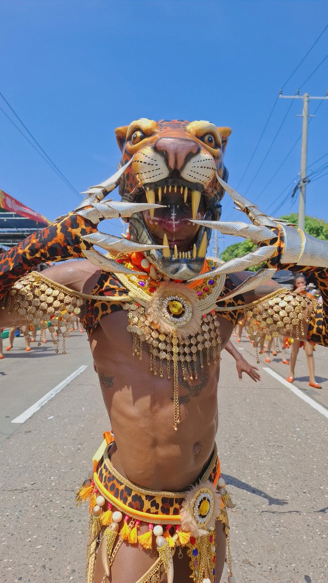 VOCES365's tweet photo. Ruge el León en la Batalla de Flores 2026 del Carnaval. 🦁✨
@PTelefonicaCol con el #PeriodistasEnCarnaval 📸🏆
Foto: @GreisyBettin https://t.co/Q5p52Iw6Un