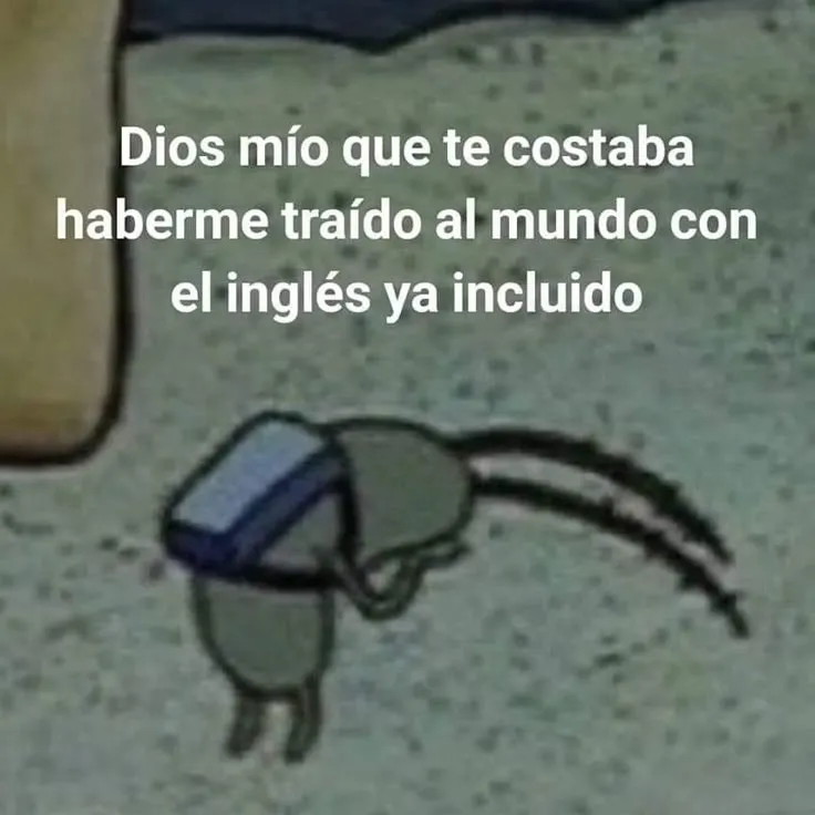 Ya con el verbo to be incluído.