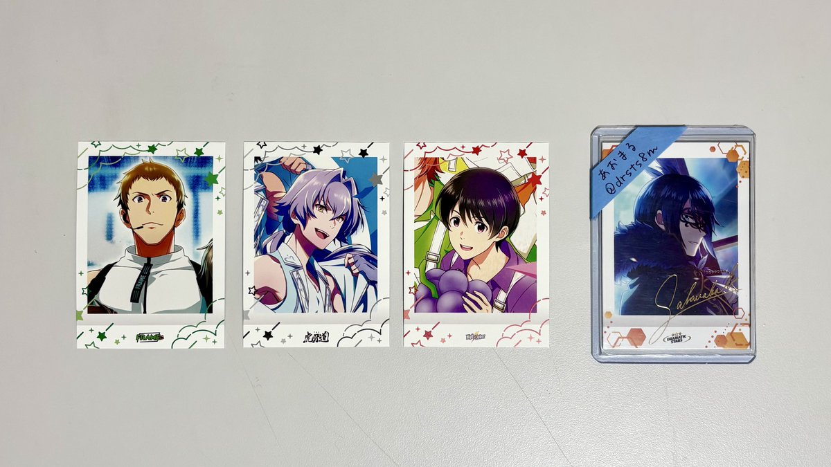 drsts8m's tweet photo. 【交換】　アイドルマスターSideM ぱしゃこれ　第9弾

◆譲
N　誠司、漣、旬

◇求
薫、百々人、北斗

4,6,7弾も探しています。過去の投稿を参照ください。
郵送、都内orイベント現地にて。
お気軽にお声掛けください。 https://t.co/3XoLv8QYqK