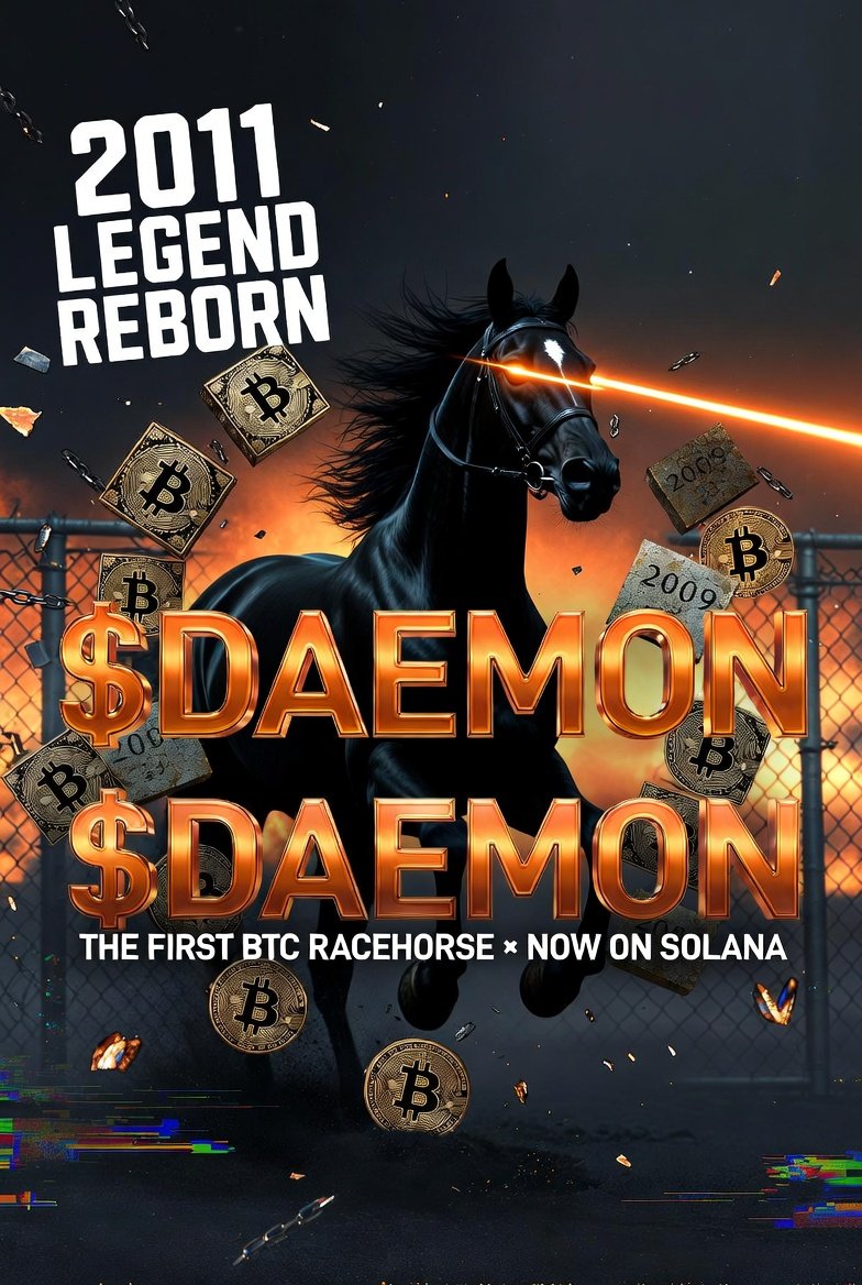 <a href="/binance/">Binance</a> The fastest BITCOIN Horse
#Daemon
HCBDsCcLAefSqeeY1RDgruX2ZWiLzVAGnYhDLx9hpump
SATOSHI DAEMON HORSE
