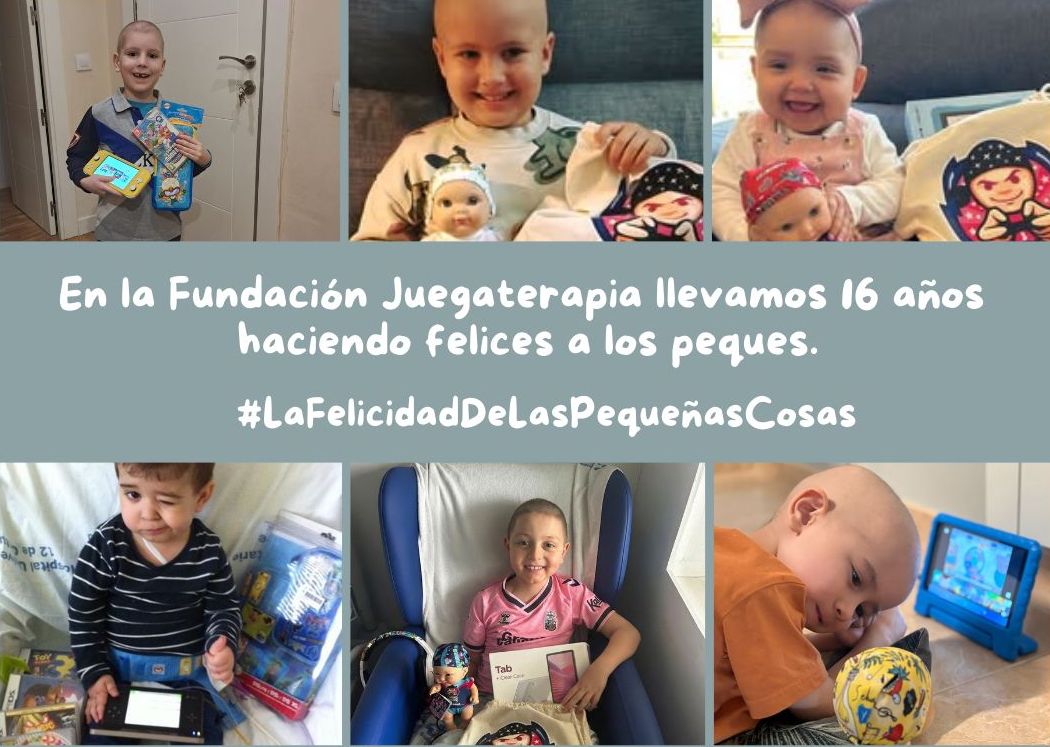Hoy es el #DíaInternacionalDelCáncerInfantil y desde nuestra Fundación seguimos aplaudiendo #LaFelicidadDeLasPequeñasCosas. Gracias a todxs por ayudarnos cada día a hacer más felices a los peques 💙