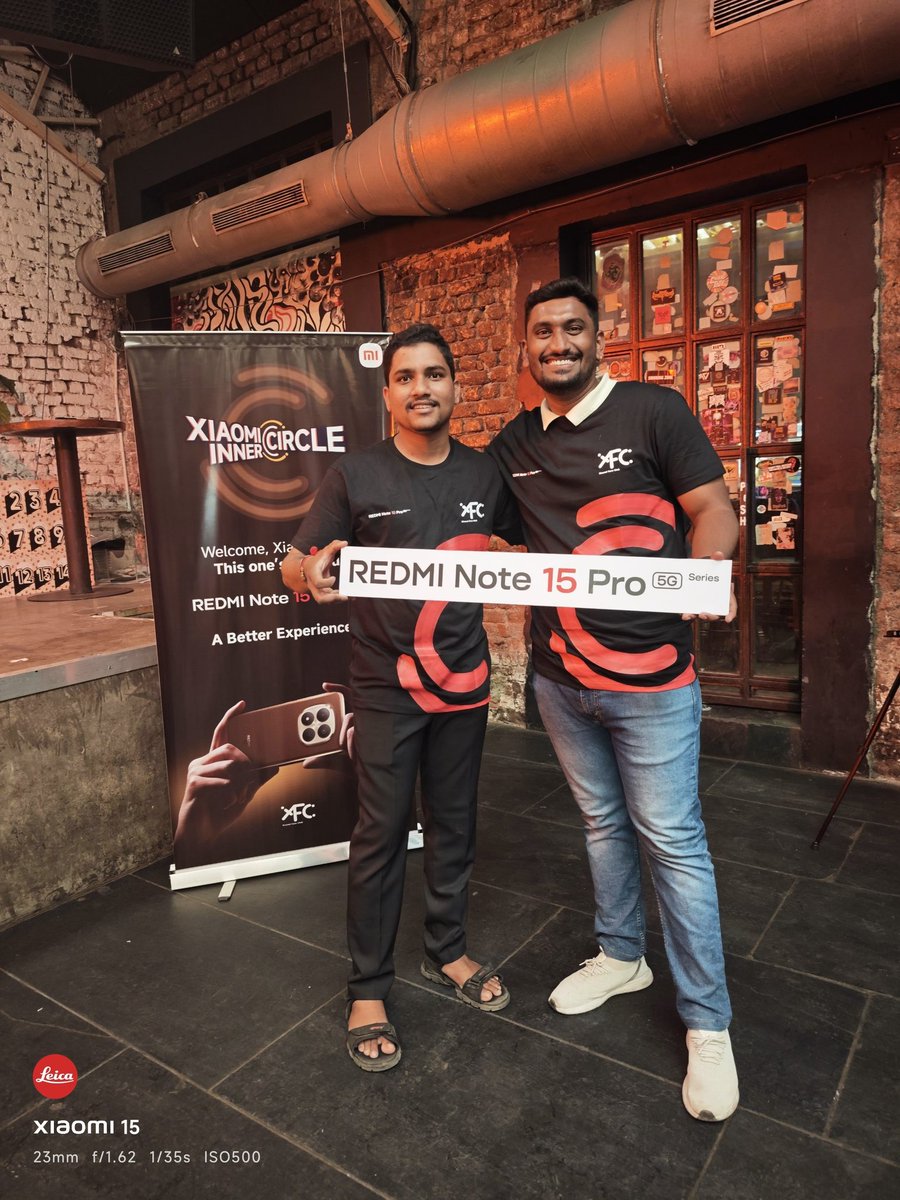 RajvirBhus82659's tweet image. Witnessed the Xiaomi Inner Circle and the unveiling of the Redmi Note 15 Series 🔥
Next-level energy, innovation, and excitement under one roof!
#XiaomiFansClub #SimplyBetter #200MasterPixelCamera #XiaomiInnerCircle #RedmiNote15Series