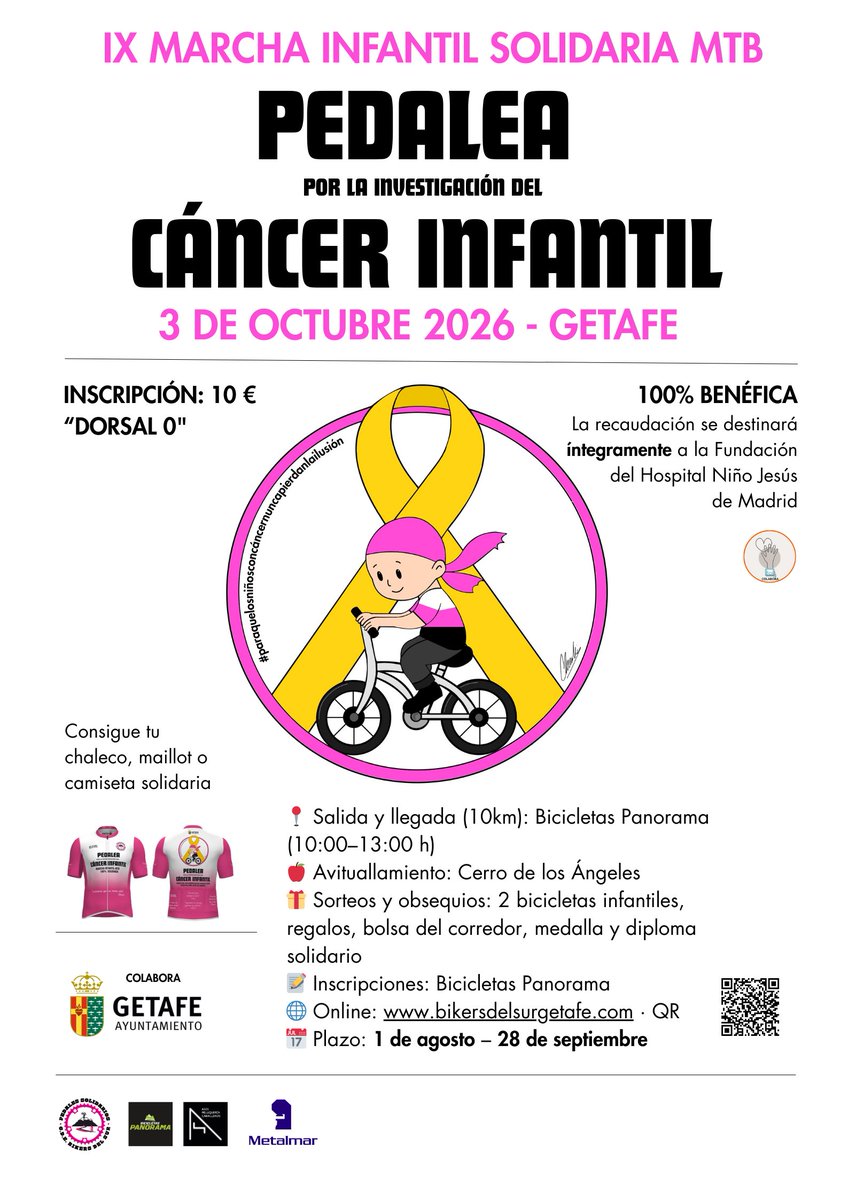 Bikers_del_sur's tweet photo. ¡Volvemos a la carga! 😘
https://t.co/mAeCyHiPqv

#DíaMundialDelCáncerInfantil #IXMarchaInfantilSolidariaMtb2026 https://t.co/E4yZaUCZu8