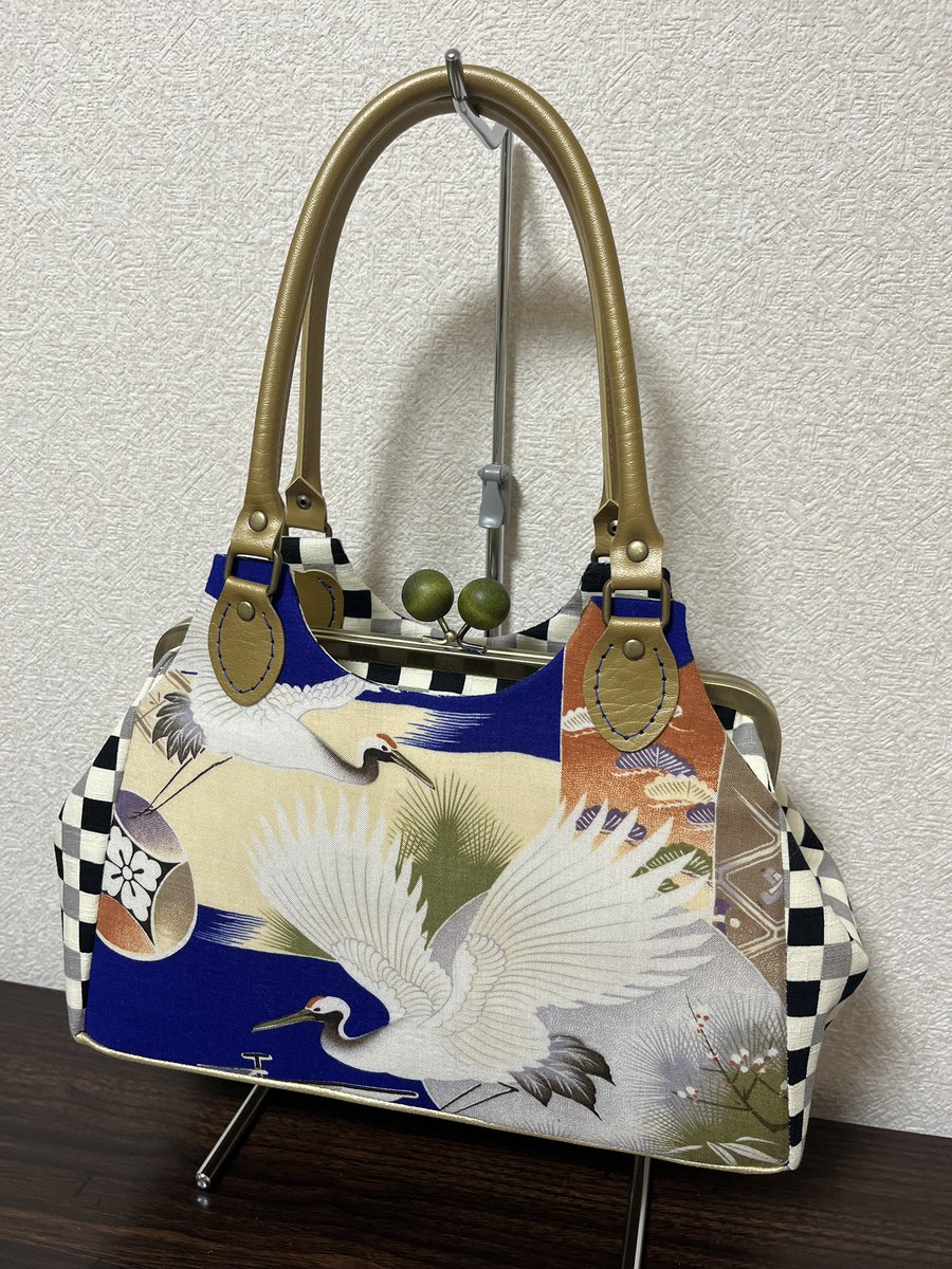 ロマンチカ商會　がま口バッグ きものみーちゅー3 #ぼんマル東京お品書き2月名古屋でお披露目の準新作