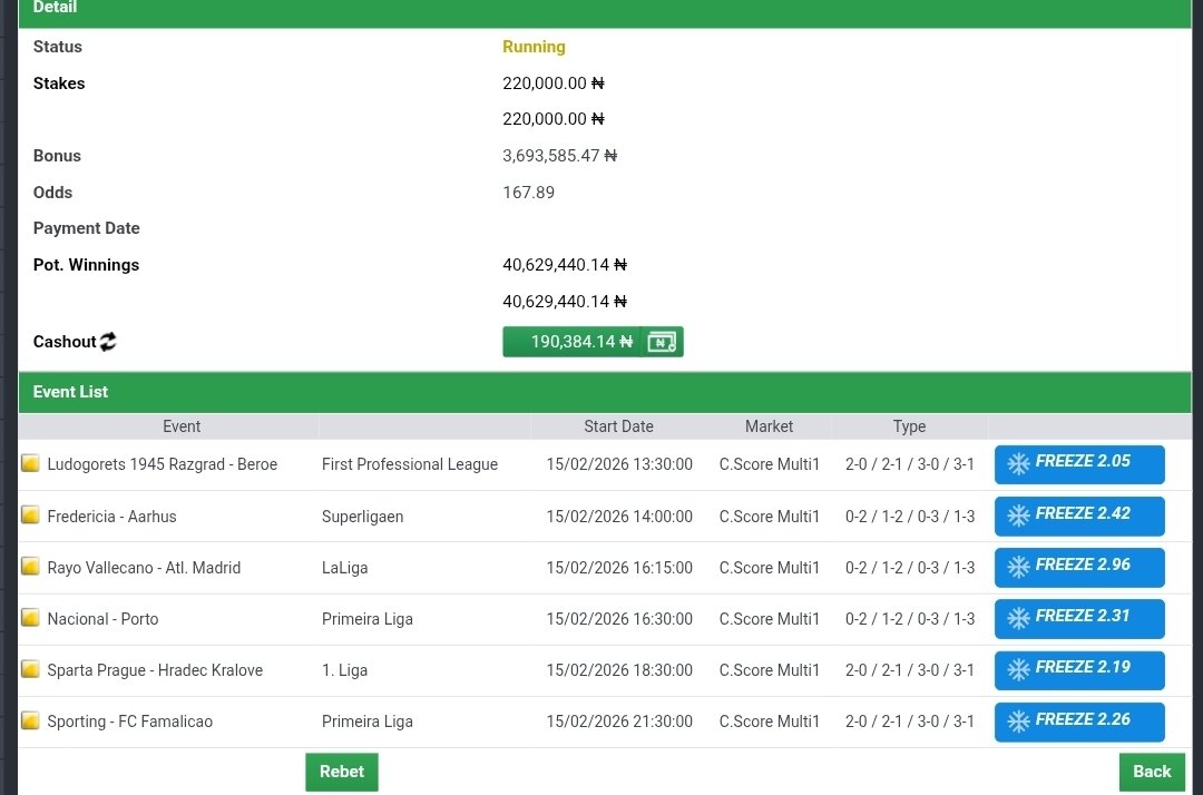 #Bet9ja 🔞🎯
Multi CS &amp; Draw at least a half 

#Bet9jaCode: 52TSQ5R | 52TWHCP

DON'T HAVE AN ACCOUNT? REGISTER HERE
👇🏾👇🏾👇🏾
sports.bet9ja.com/mobile