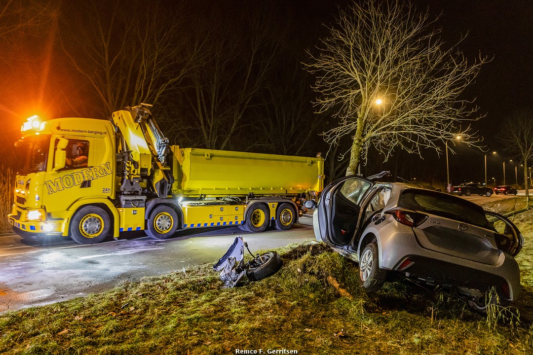 Verkeersongeval op Goudse Houtsingel, Gouda