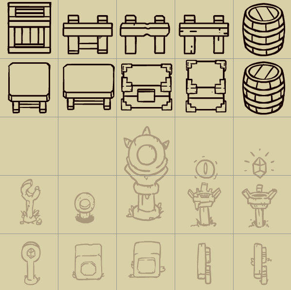Updating some old assets to a standard isometric perspective.