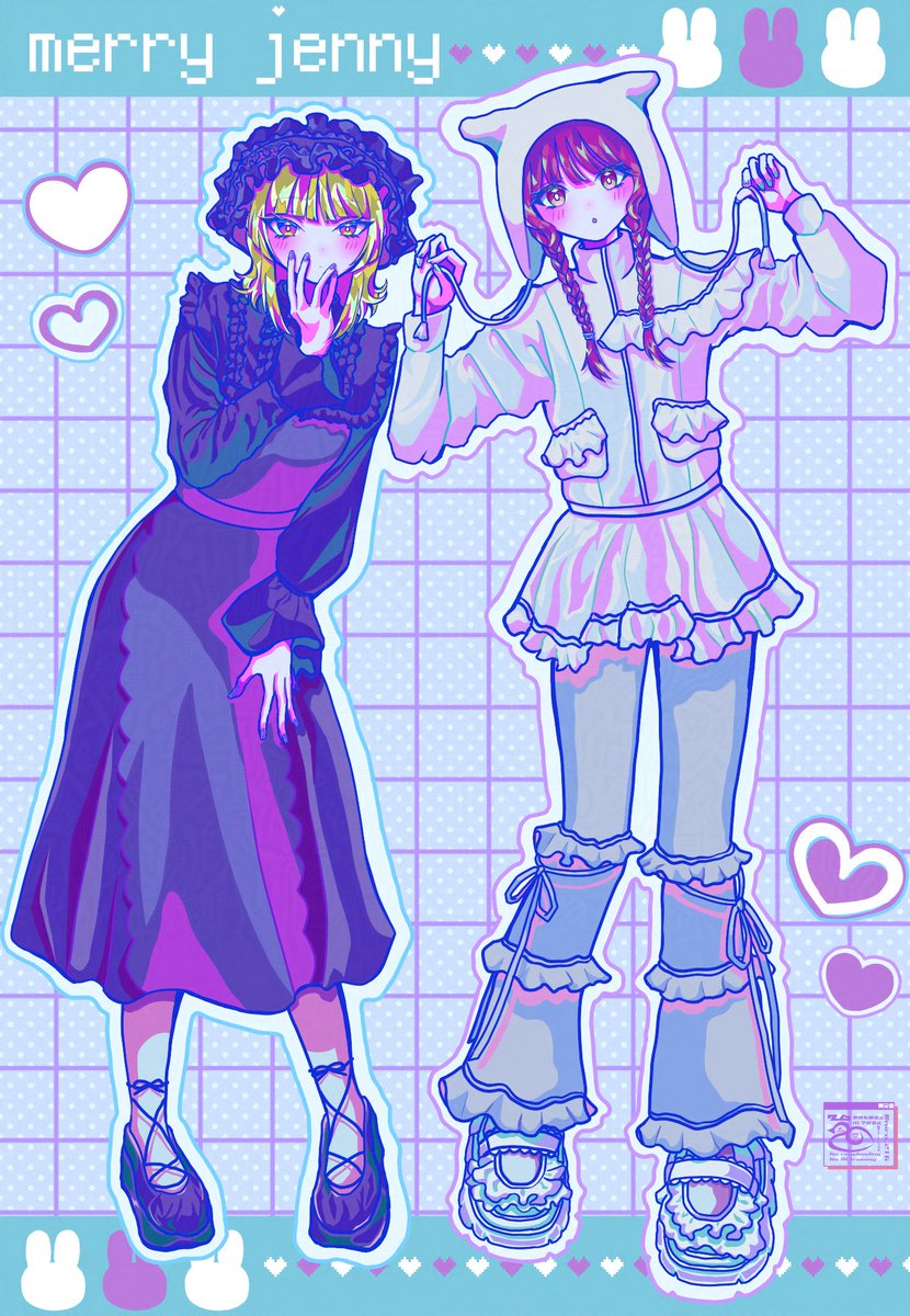 merry jenny🤍🖤

#illustration #イラスト