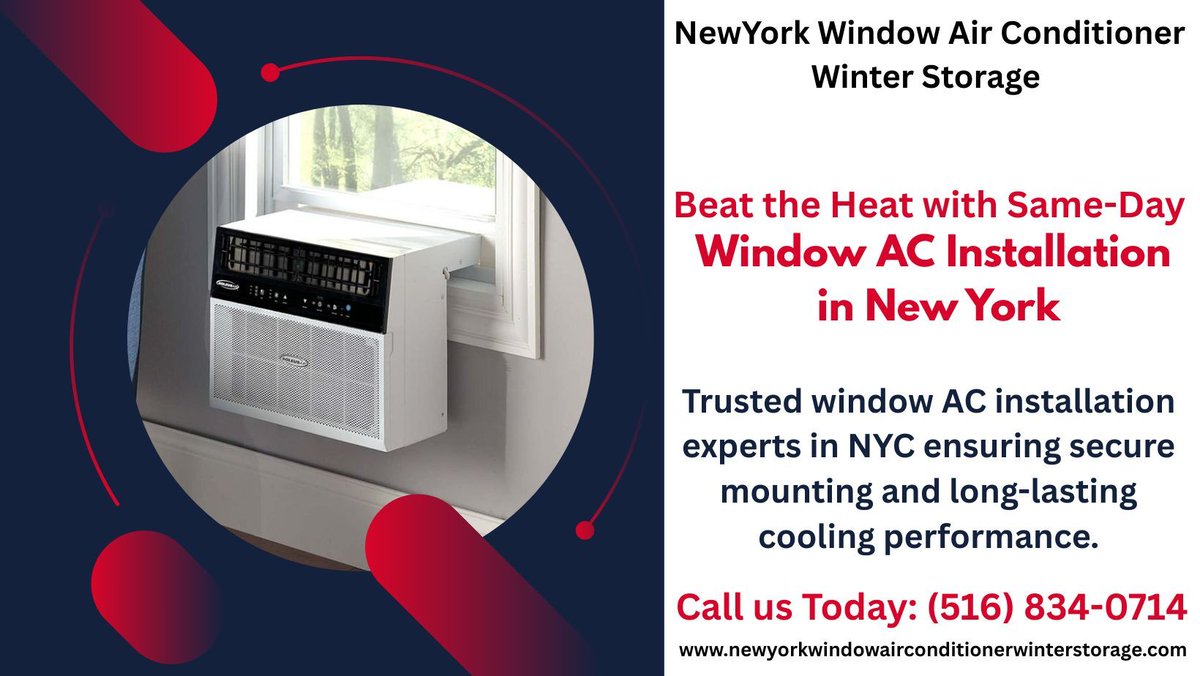 NewYork Window Air Conditioner Winter Storage tweet media