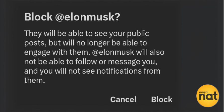 pwrdbyrog's tweet image. If you joined X (formerly Twitter) and obediently followed its absurd starter pack, congrats – you’re now drowning in bot generated garbage, context free noise, and algorithmic spam. Do something useful: block @elonmusk. #BlockElon #X #Twitter #ElonMusk #Bots #SocialMedia #spam