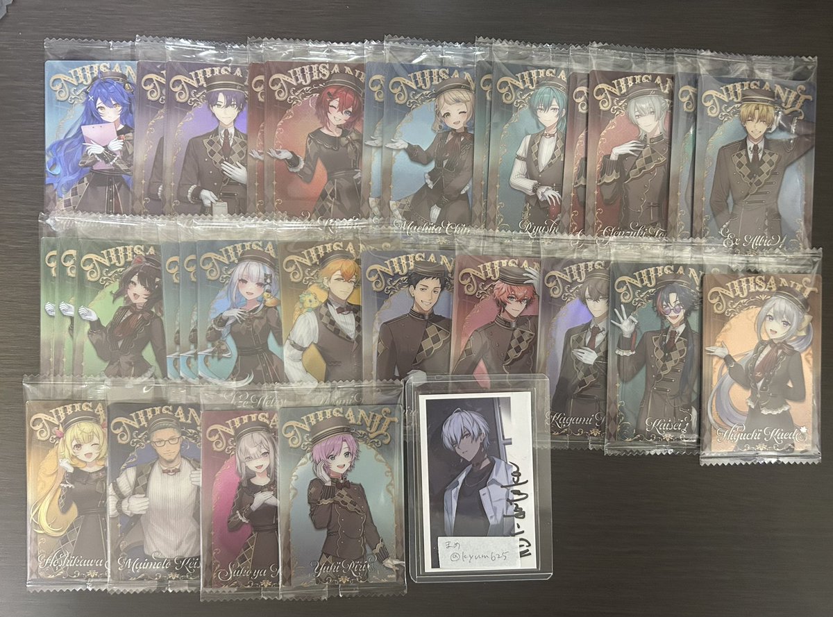 kyum625's tweet photo. 【交換】にじさんじウエハース2

譲 画像1

求 画像2もしくは画像の方の異種
異種の場合検討させていただきますがお断りする場合がございます。

追加BOX分になります。
郵送もしくは横浜手渡し
検索からでもお気軽にお声掛け下さい。 https://t.co/u4Rat6vR0S