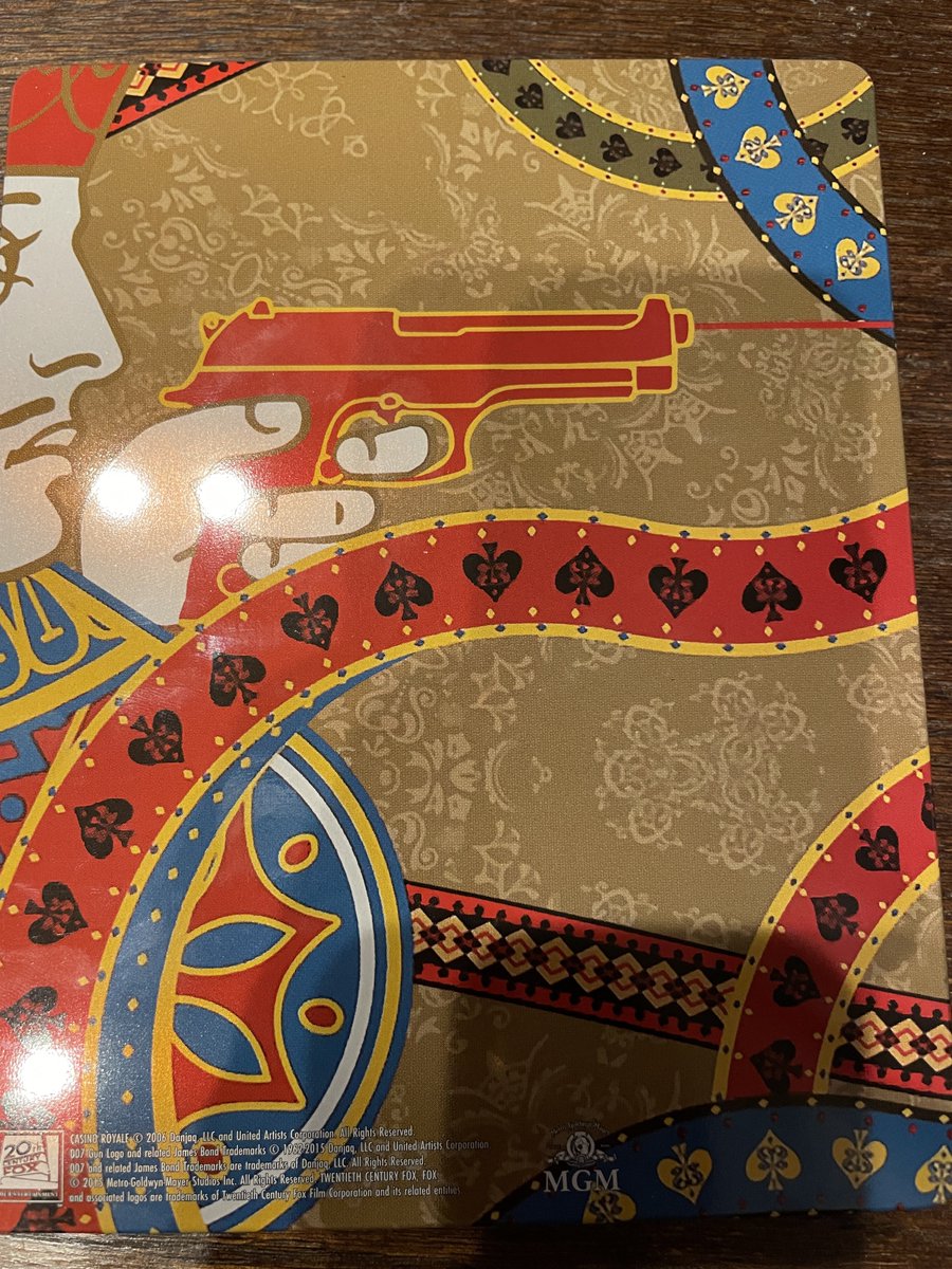 本日の戦利品▪️007 カジノ・ロワイヤルようやっとスチールブックを手