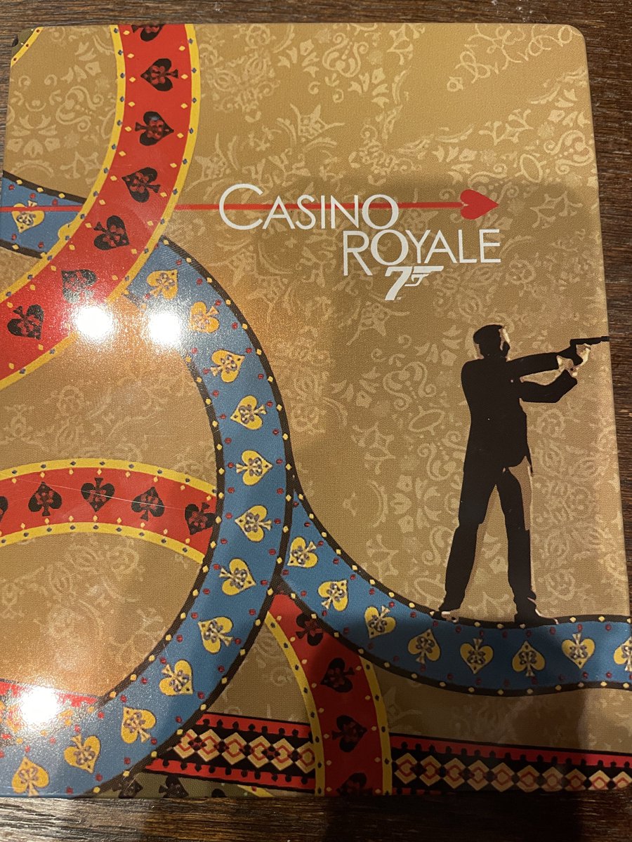 本日の戦利品▪️007 カジノ・ロワイヤルようやっとスチールブックを手
