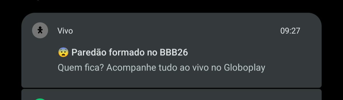 Quase certeza que pessoal da Vivo programou a notificação para sair em PM e colocou AM 😂
#BBB26

*Eu sei que tem os emparedados pela dinâmica, mas não é o "formado" 👀
