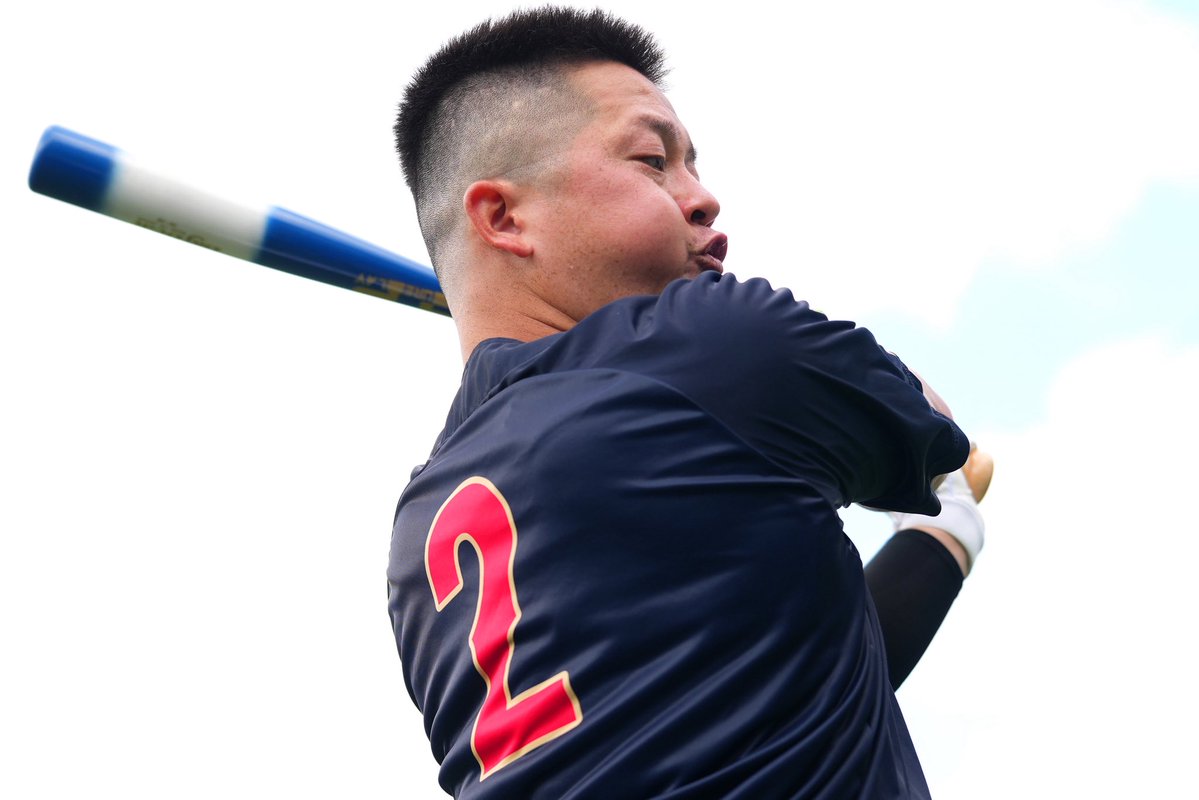 本日も、宮崎から届いた #牧秀悟 選手の写真をお届けします🇯🇵 #WBC