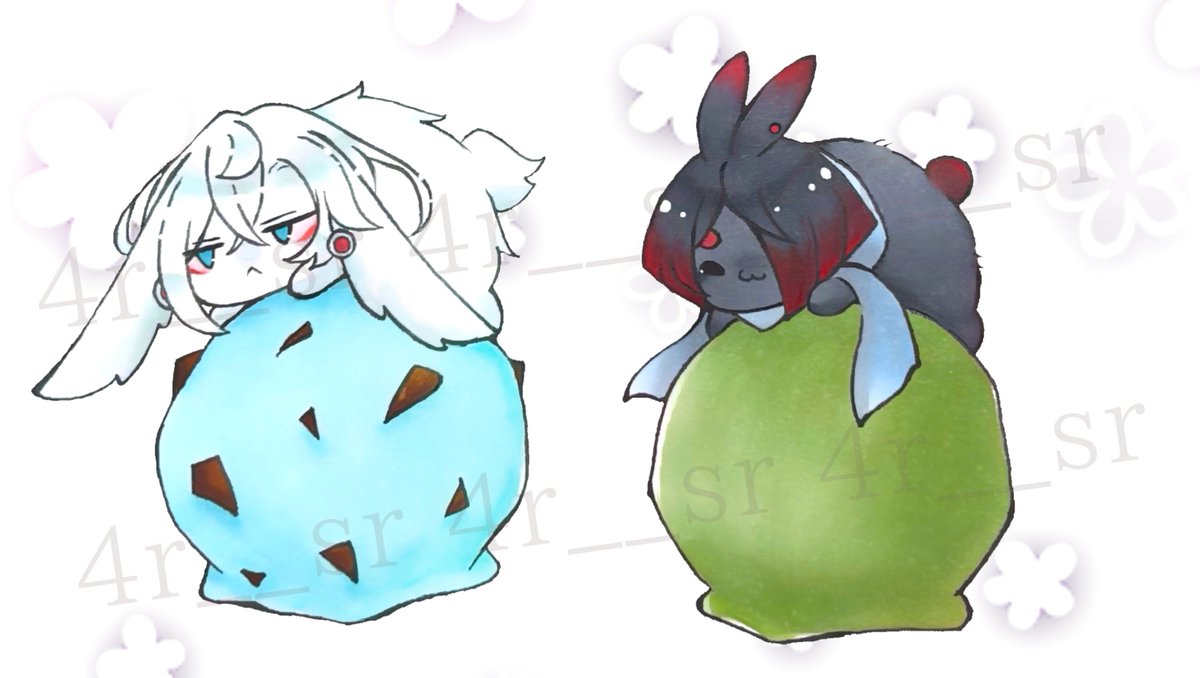 4r__sr's tweet image. ※獣化🐇

🐇🍨シリーズ🤍☔️