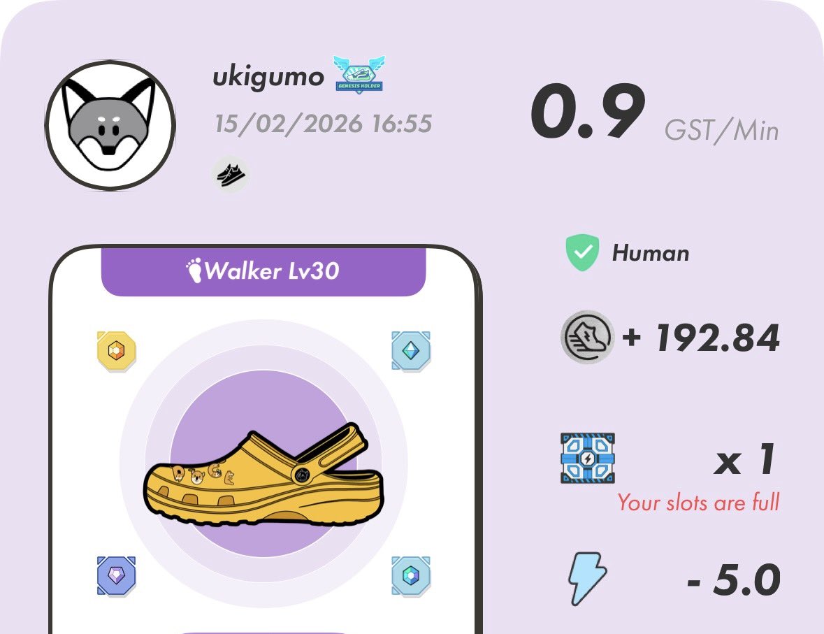 #STEPN #P国 🐧

本日のOGウォーク🚶‍♀️

#ActivationCode 
81910036