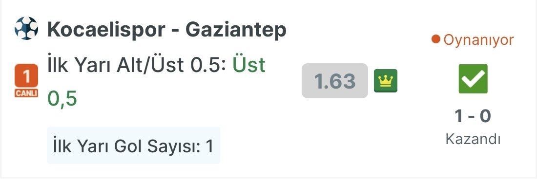 siyahoran's tweet photo. 🇹🇷 Kocaelispor - Gaziantep
✍️ Değerlendiren herkesi tebrik ederim KAZANDIK https://t.co/KwPInPkSi1