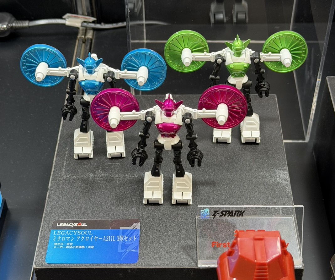 ミクロマン】レガシーソウル「ミクロマン コマンド3号 4体セット」近日