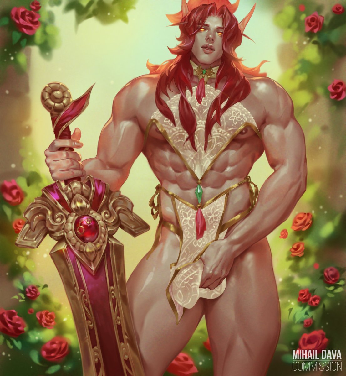 We will be back to Silvermoon soon♥️
#baraart #muscularmen