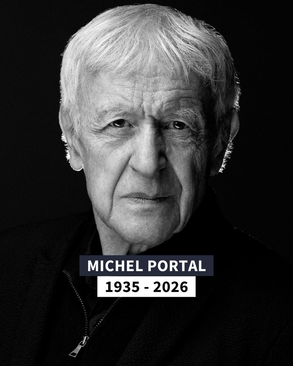 ⚫️ Le clarinettiste Michel Portal, figure du jazz contemporain, multi-récompensé durant sa carrière, est mort à l'âge de 90 ans, a annoncé dimanche à l'AFP l'une de ses agentes artistiques, Marion Piras ⬇️
